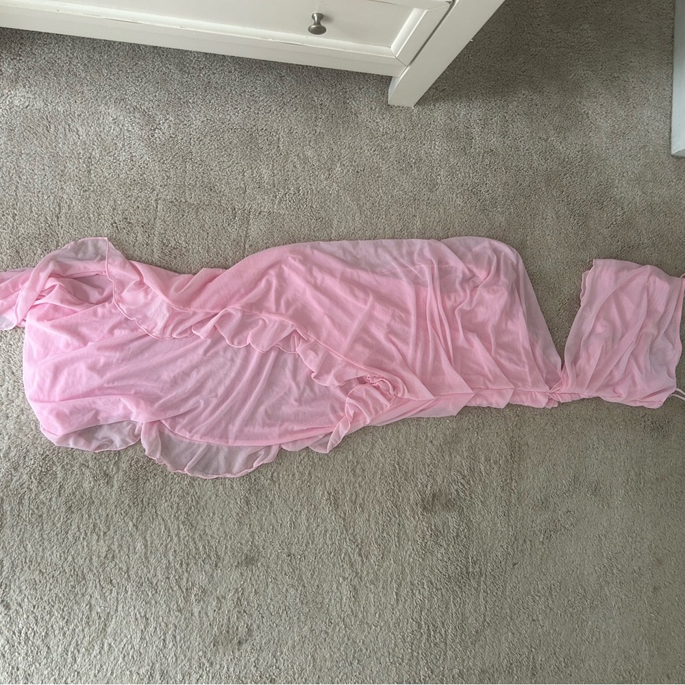 Pink maxi dress